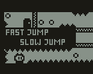 The thumbnail for a game called Fast Jump Slow Jump.