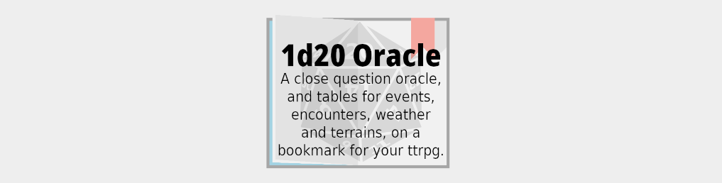 1d20 Oracle Bookmark