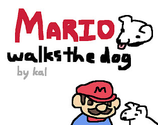 Mario Walks The Dog