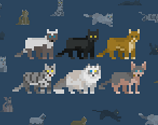 Top game assets tagged Cats and Sprites 
