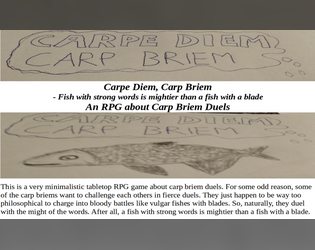 Carpe Diem, Carp Briem -a FishBlade RPG  