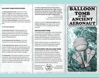 The Balloon Tomb of the Ancient Aeronaut   - Explore an ancient airborne bouncy tomb, plunder inflatable treasure, survive! 