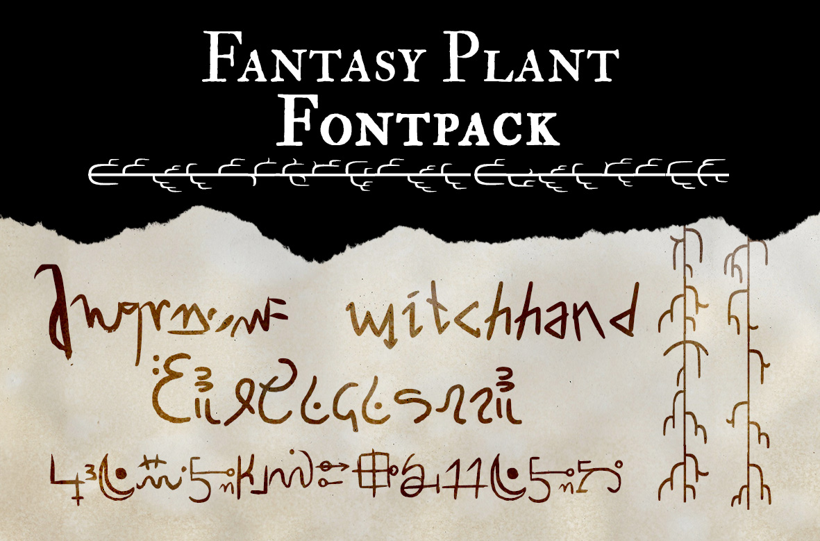 Tine's Fantasy Font Pack