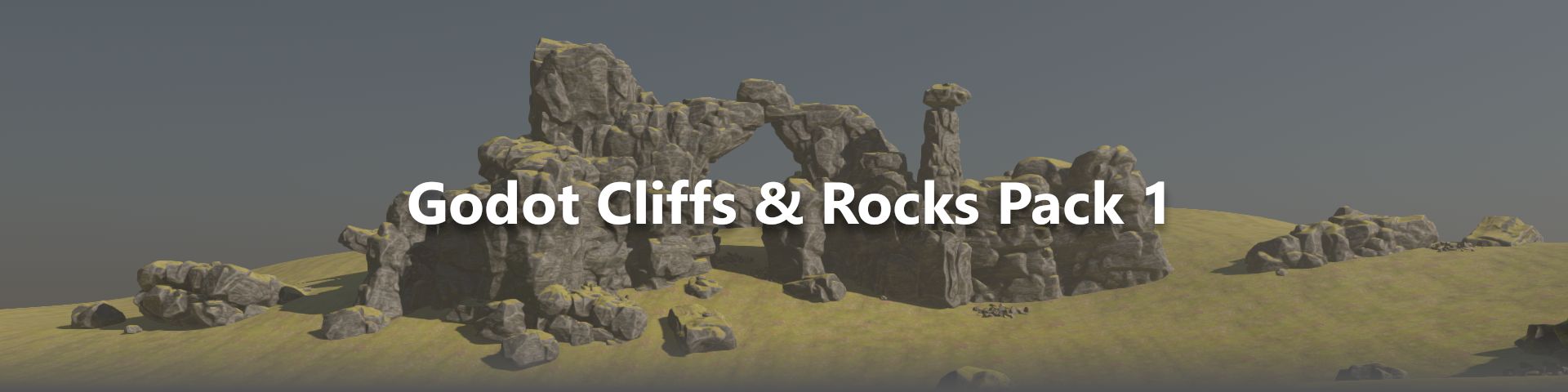 Godot Cliffs & Rocks Asset Pack 1