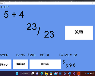 Blackjack C#