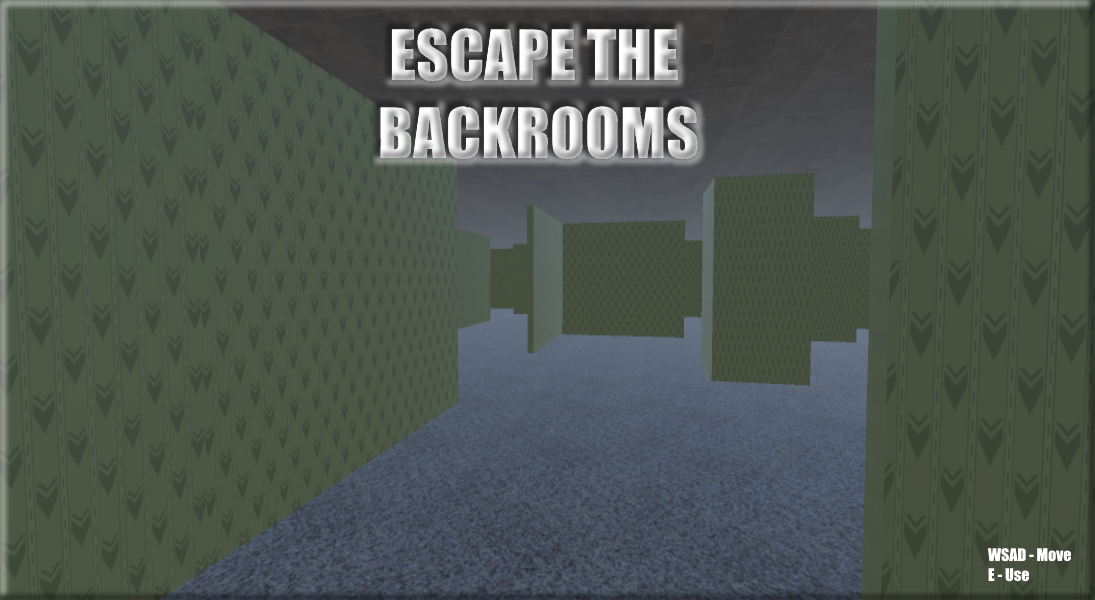 Escape The Backrooms - Roblox