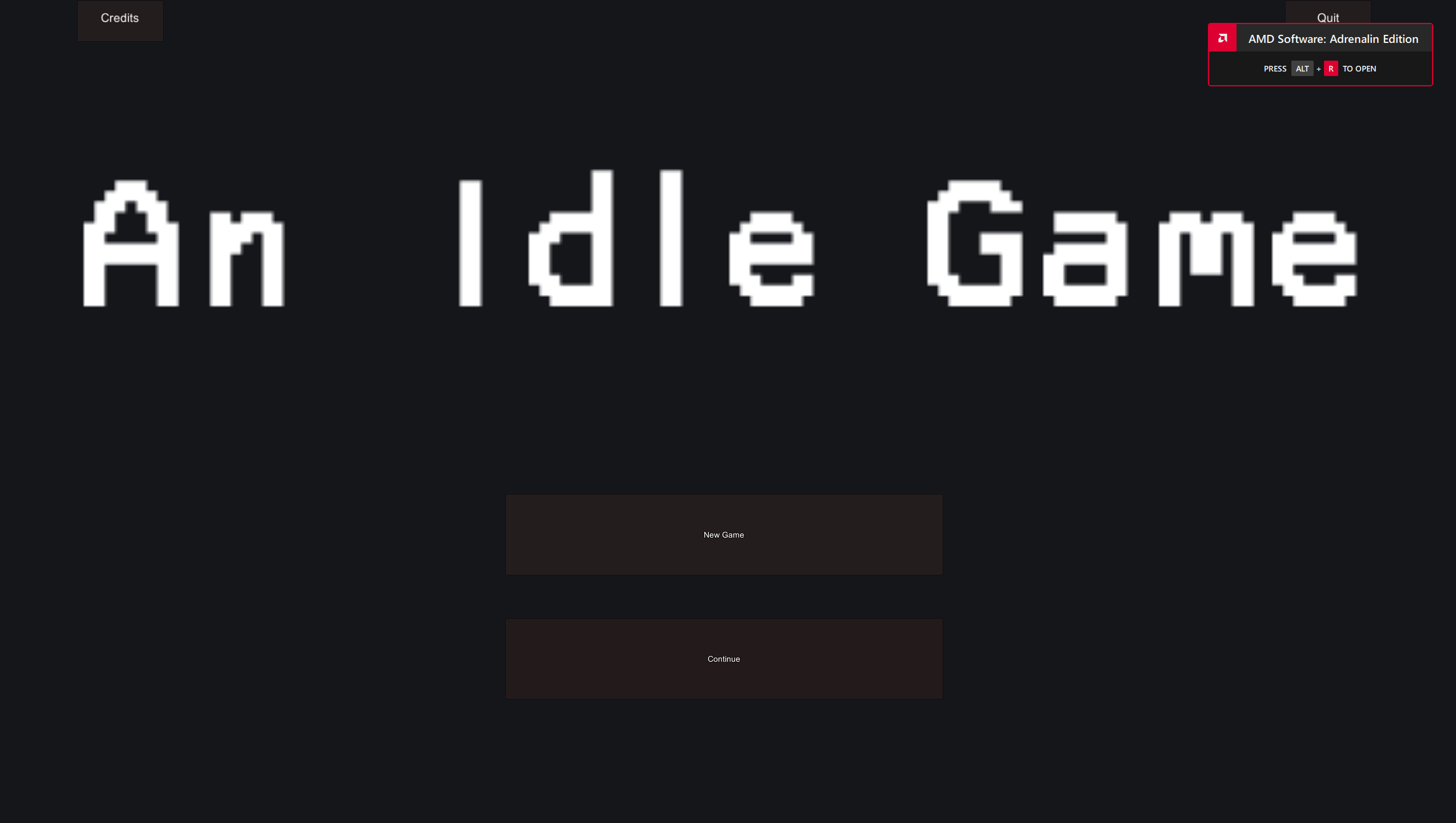 Project B: An Idle Game by MistNova