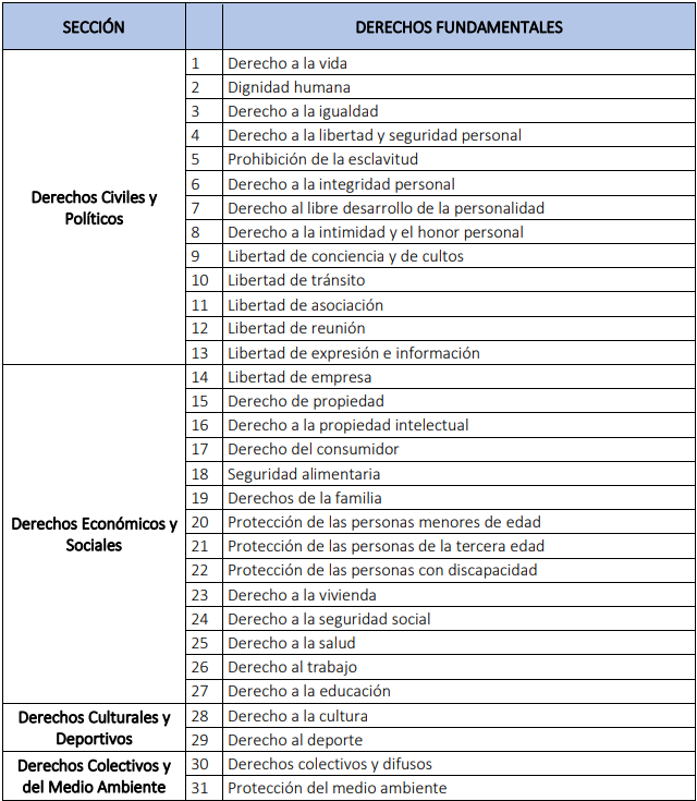 Derechos Fundamentales