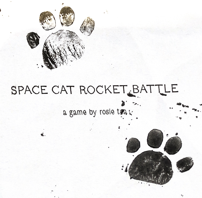 SPACE CAT ROCKET BATTLE by rosiezines