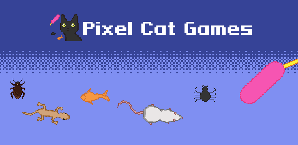 Cover image for Pixel Cat Games - Toy for Cat