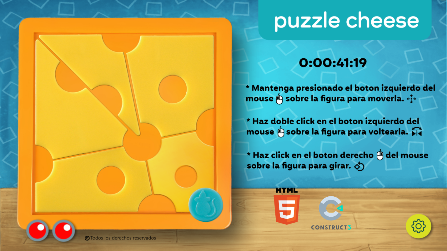 Puzzle cheese construct 3 by eduitch.io