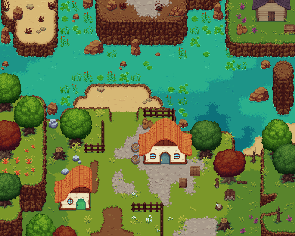 Top-down Forest Tileset Update - Top-down RPG Tileset 32x32 by Icko