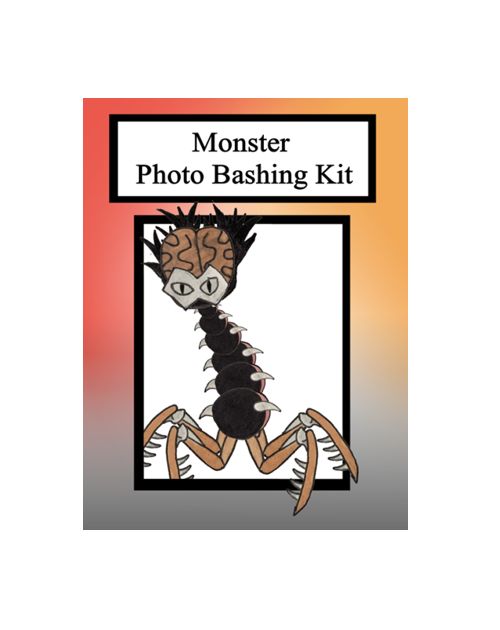 Monster Puppet Photo Bashing Kit By Squadrilogy Studio