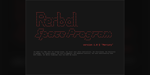 Cover image for Rerbal Space Program