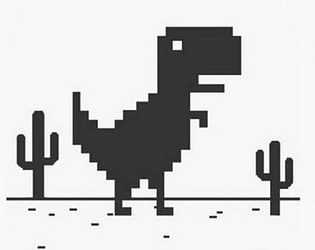 T-Rex Game inspired by Google by KlopapierGames