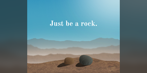 Cover image for Just be a rock