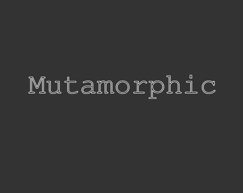 Cover image for Mutamorphic