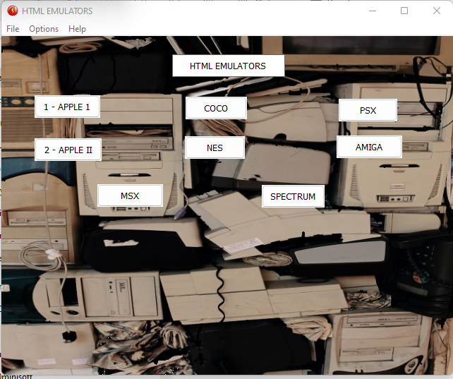 HTML EMULATORS by Toolkitman