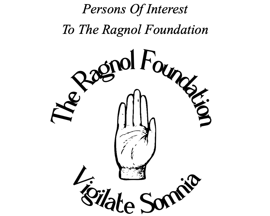 Cover image for Persons of Interest to the Ragnol Foundation