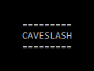 Cover image for CAVESLASH