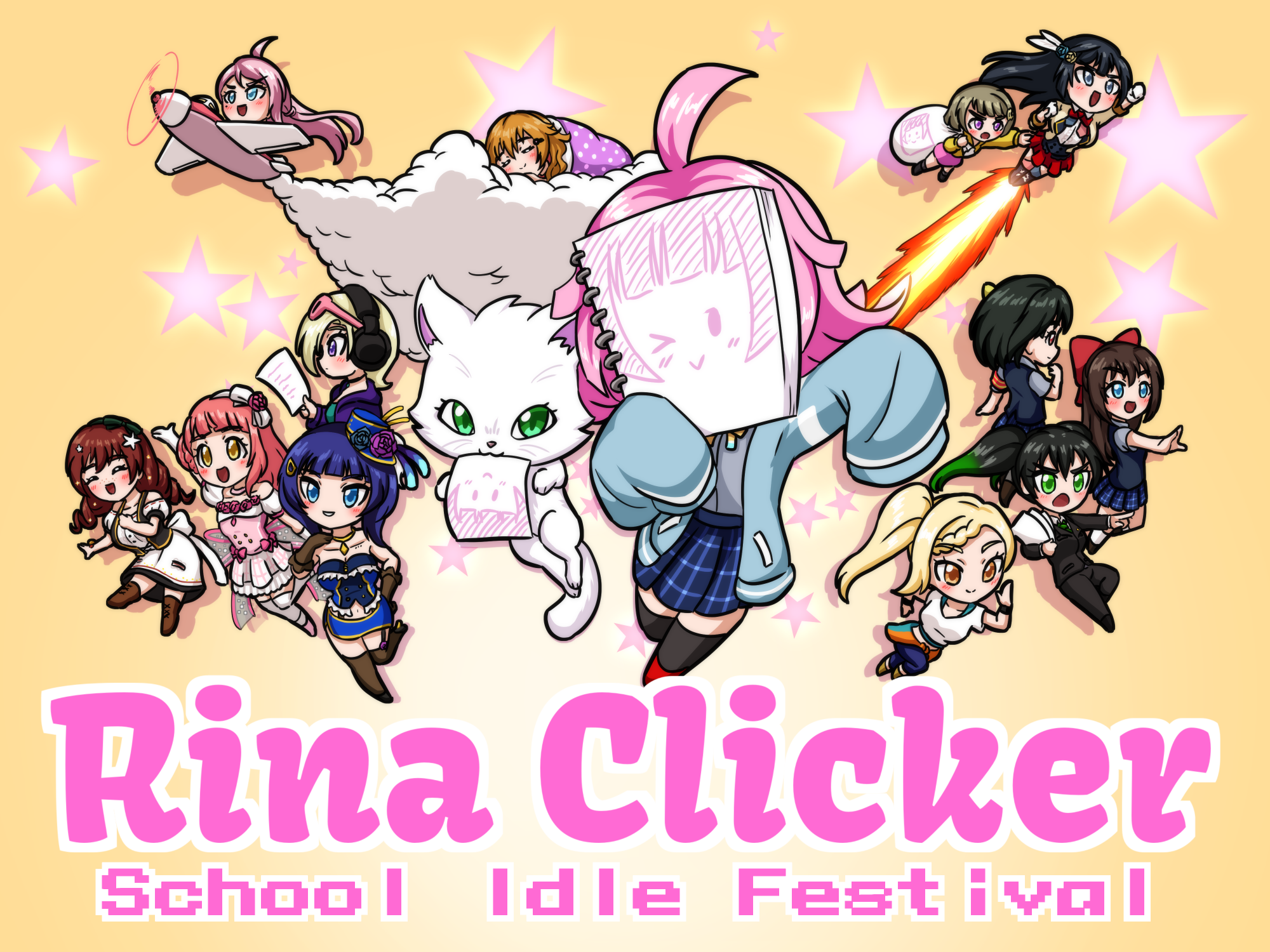 Rina Clicker: School Idle Festival