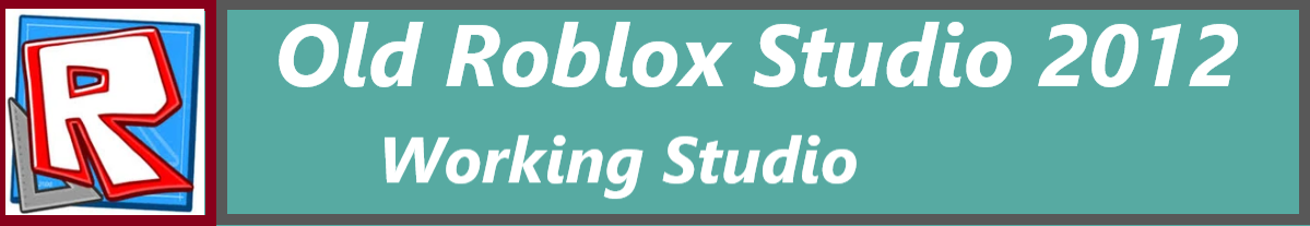 Roblox Studio 2012