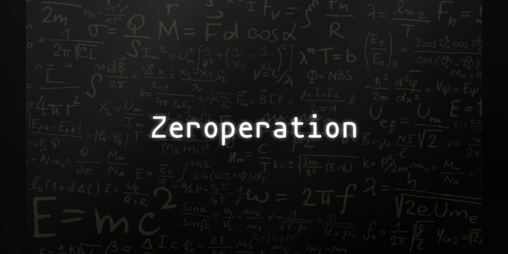 Cover image for Zeroperation