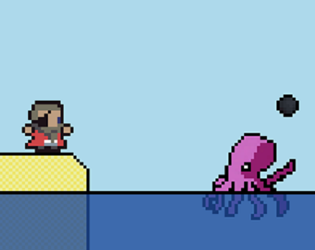 Cover image for one-eyed Pete vs The Kraken