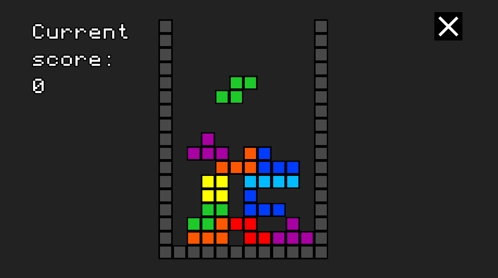 Homemade Tetris