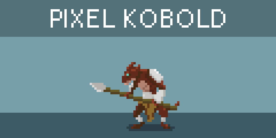 Animated Pixel Kobold