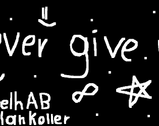 Never give up...
