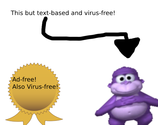 Text Based Bonzi Buddy by CoolEpicGamer