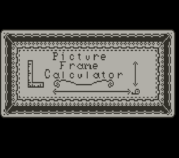 Picture Frame Calculator by Sir_Stewart_Wallace