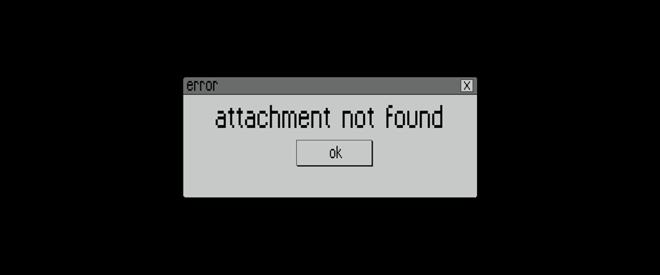 attachment not found