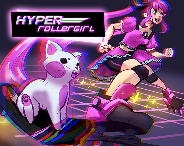 Cover image for Hyper Rollergirl
