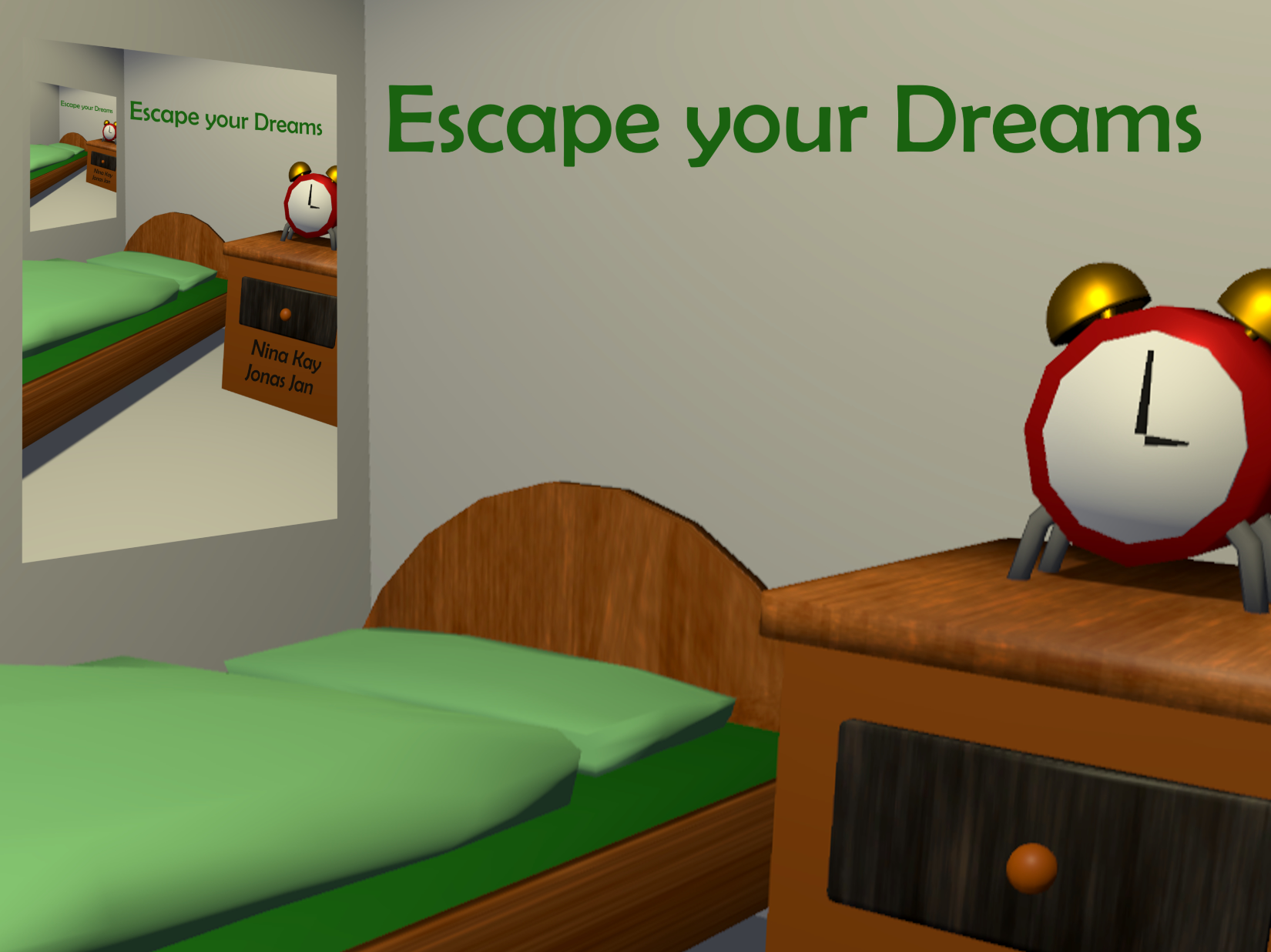 Escape Your Dreams by Kay, Dragondetective, B0o0ne for GameDevWeek 2023