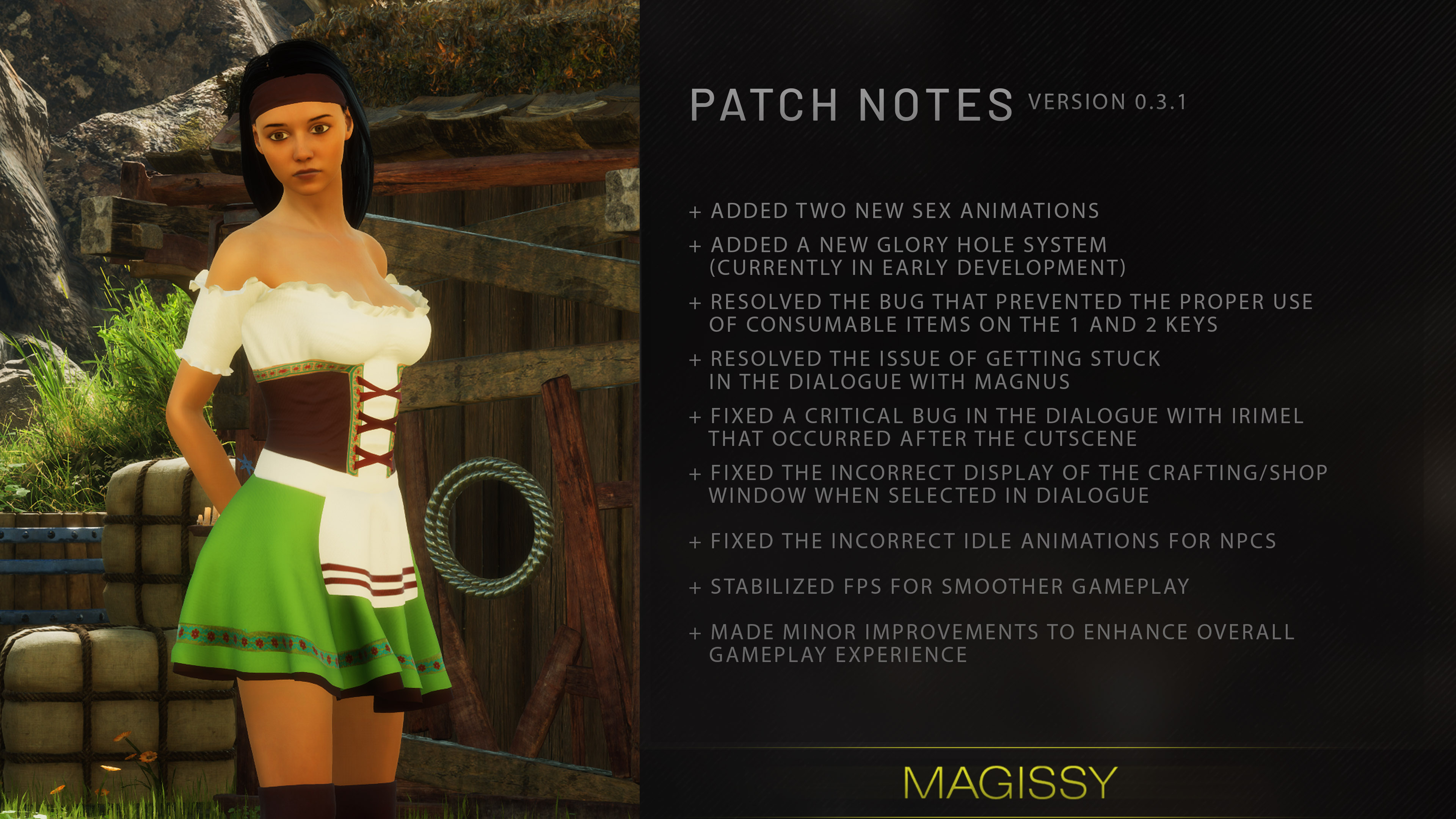 Build v.0.3.1 Release - Patrons Level II+ - Magissy by magissy