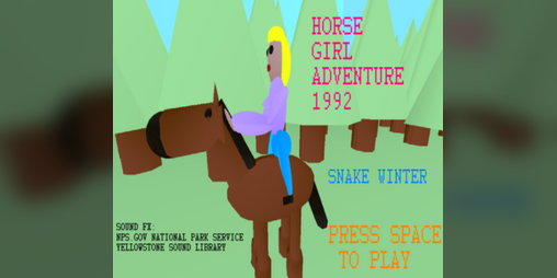 Cover image for Horse Girl Adventure 1992