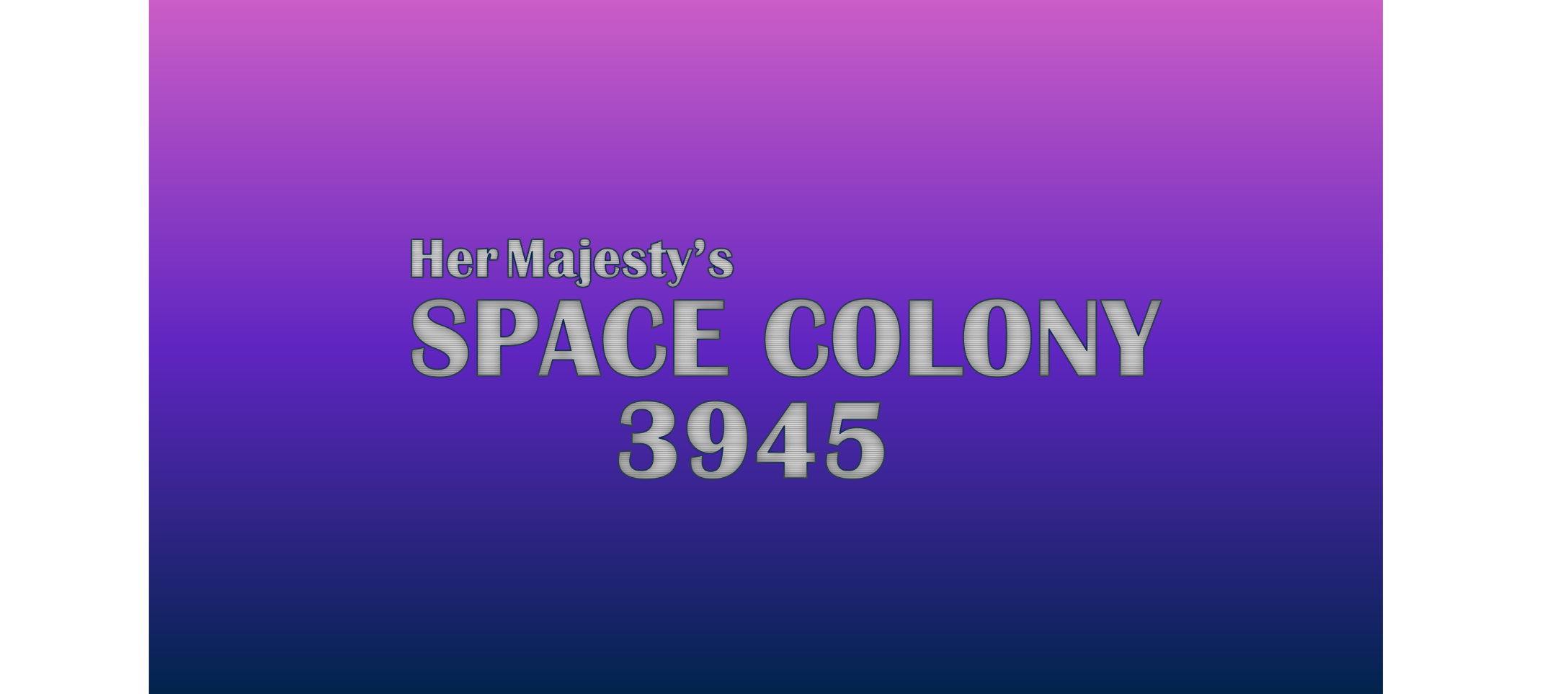 Space Colony 3945