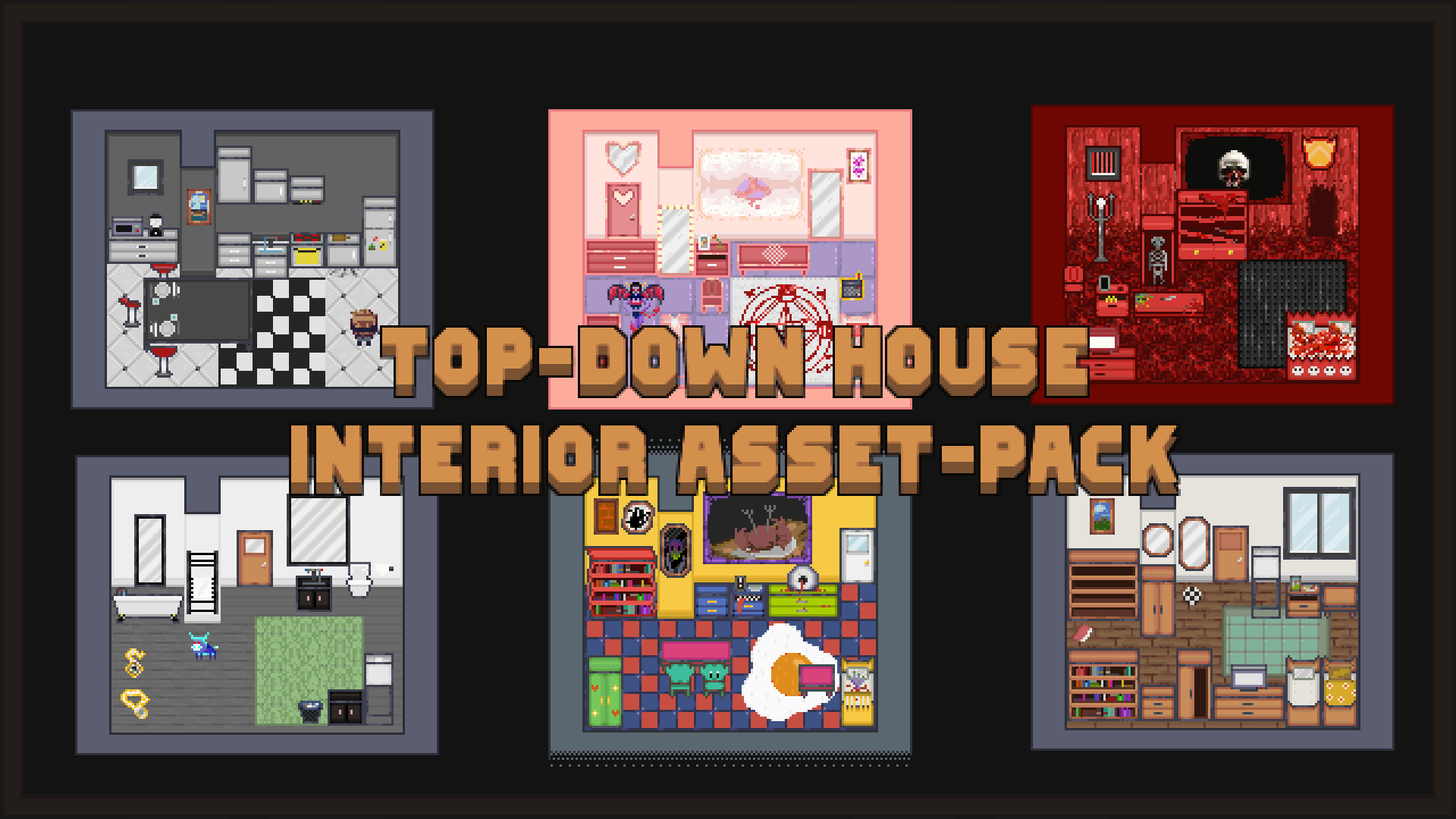 Topdown Interior House Asset-pack