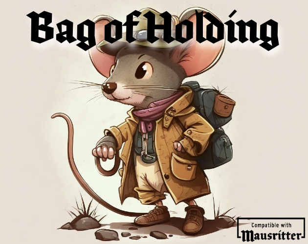 Bag of Holding - A Mausritter item