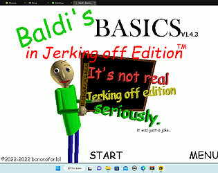 Baldi's Basics In Jerking Off Edition Android Port