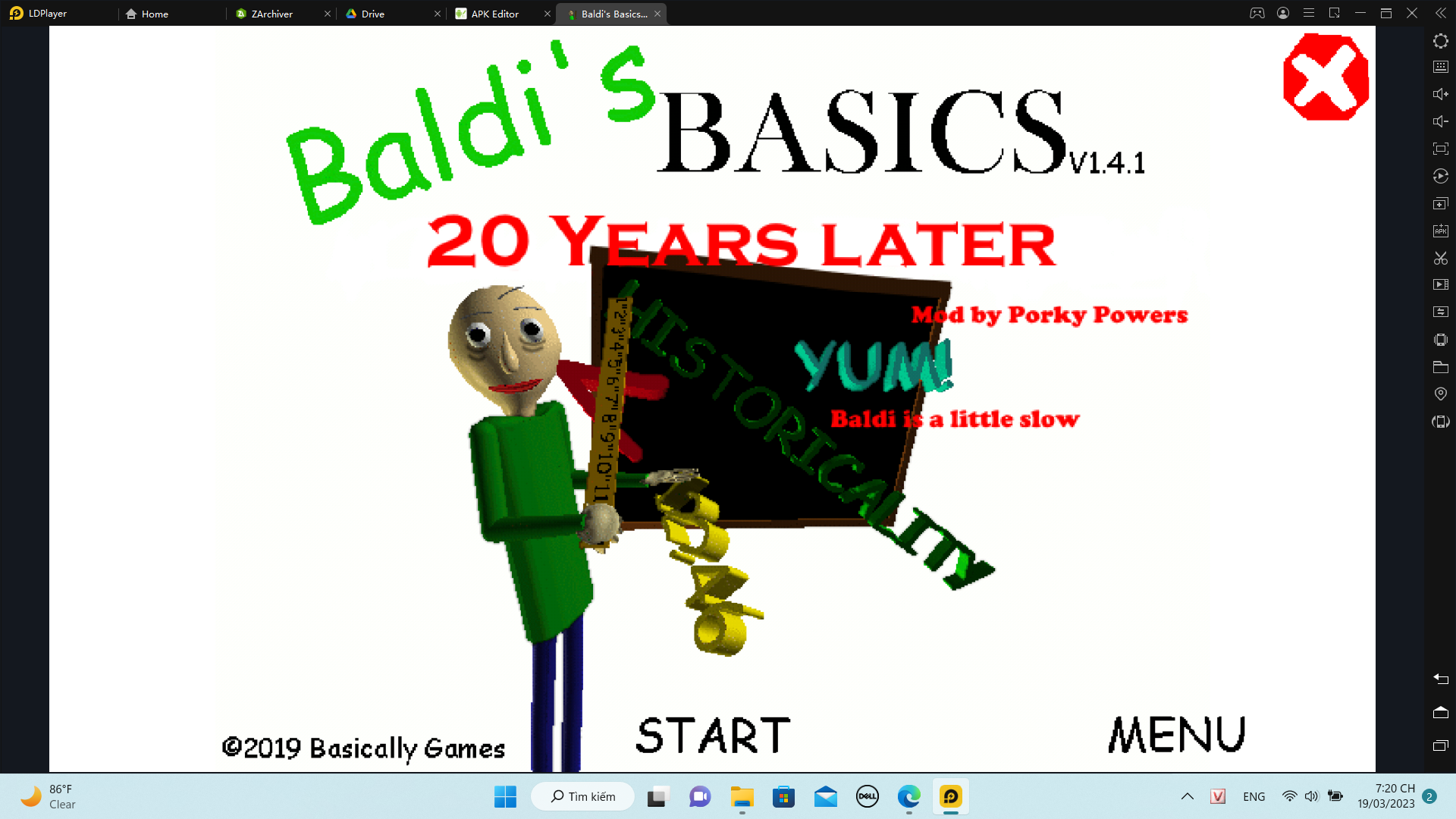 Baldi's Basics 20 Years Later Android by Baldi's Basics Official VN