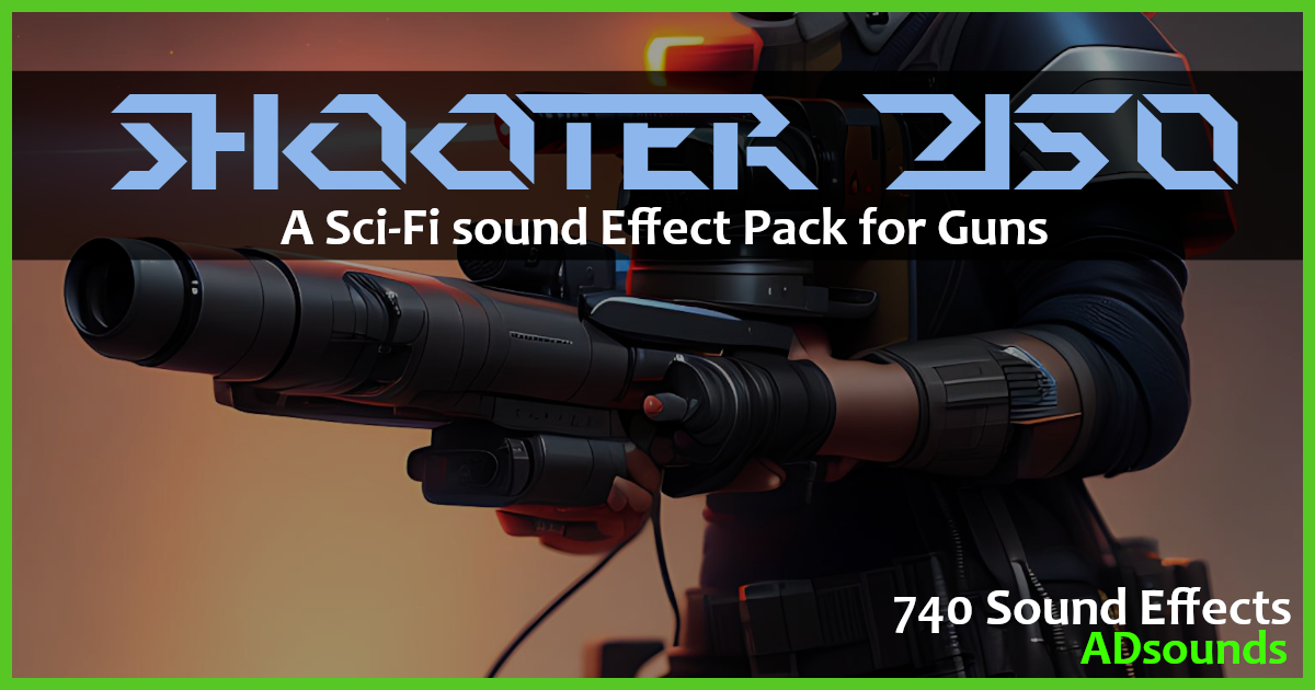 Shooter 2150 - A Sci-Fi SFX Pack for Guns