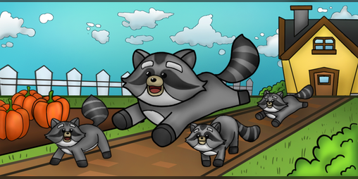Cover image for Raccoon Afternoon