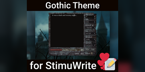 Cover image for Gothic Theme for StimuWrite 2
