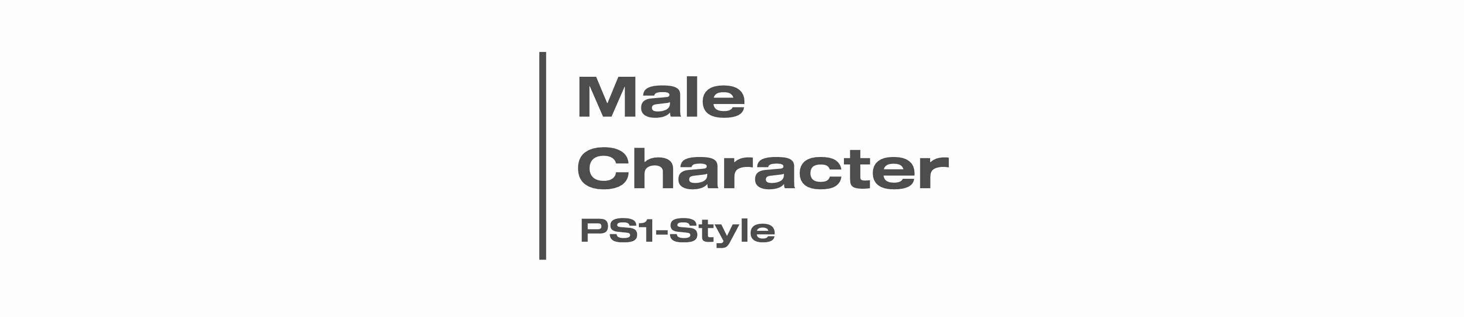 Male Character in PS1-Style | Asset