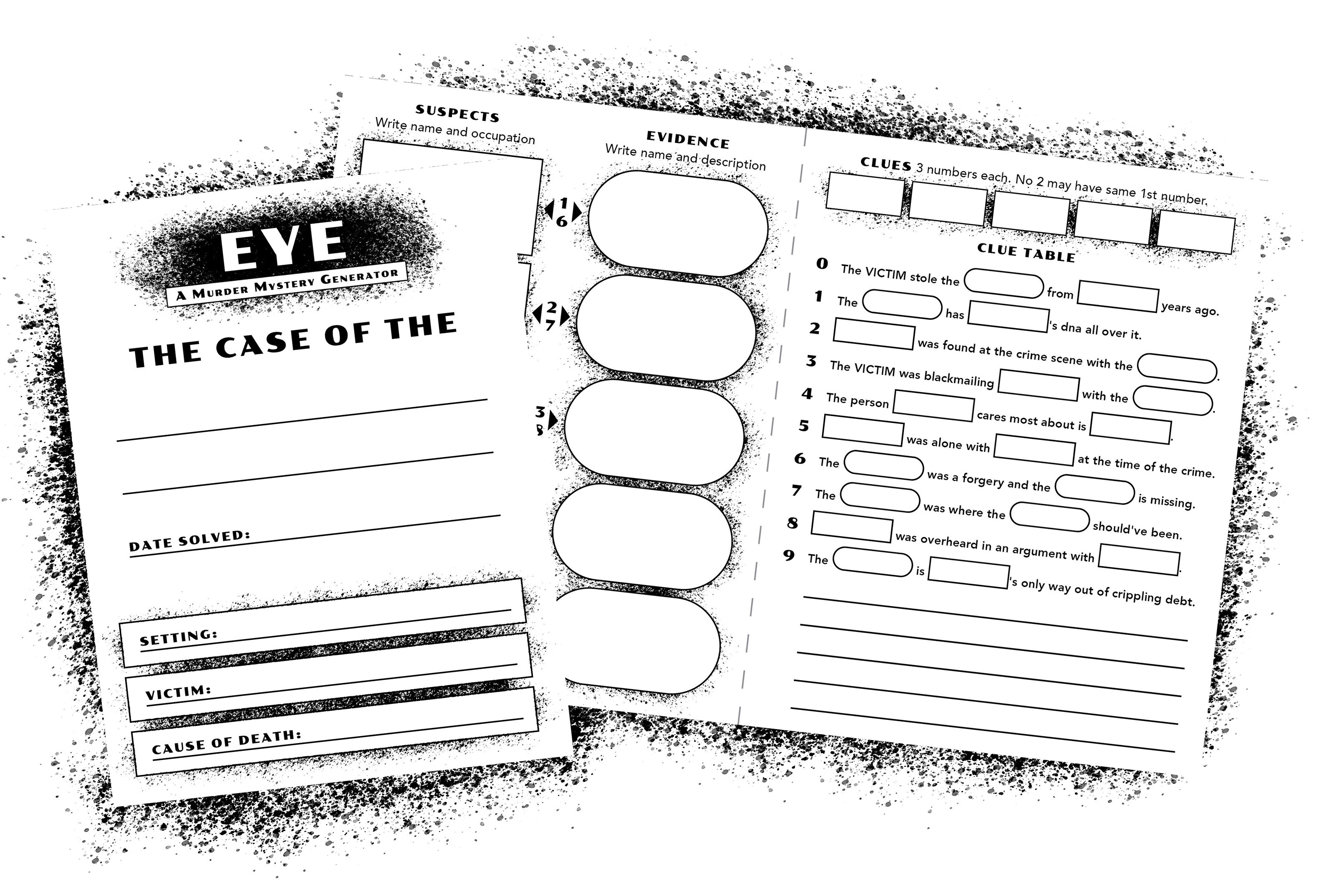 Cover image for EYE: A Murder Mystery Generator