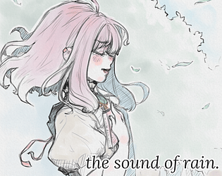the sound of rain.