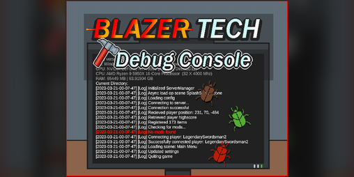 Cover image for BlazerTech Debug Console (Unity)